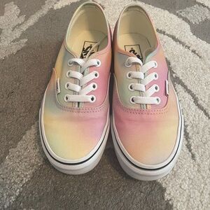 Vans Women's Pastel Tie Dye Sneakers Size 6